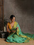 Blouse - Yellow Embroidered with Sequins Sleeveless